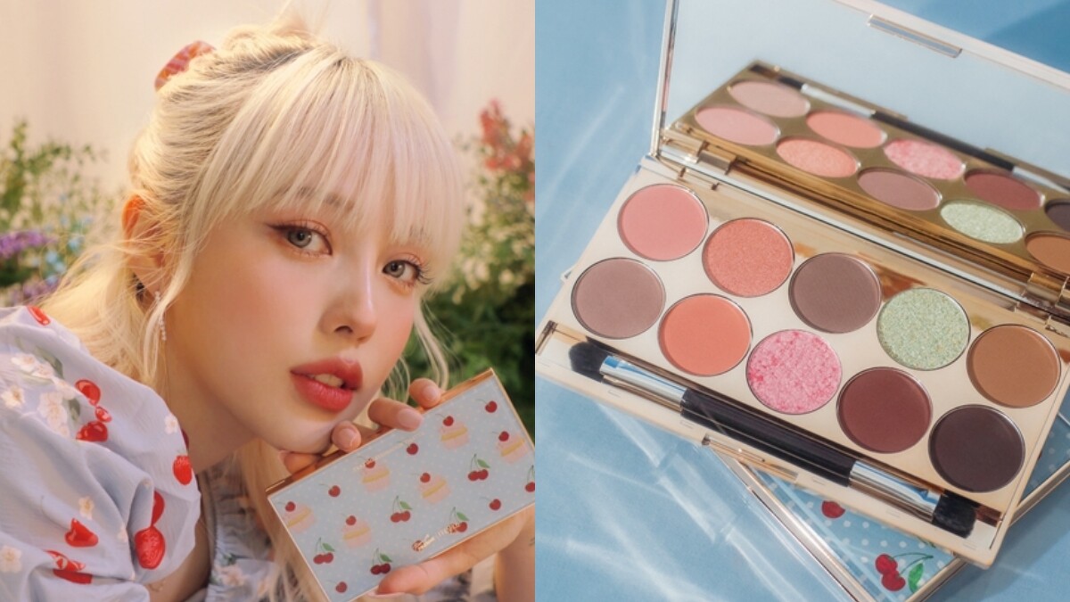 FreshO2 X Pony聯名系列《Tea Time with Pony》甜點盒10色眼影盤，NT799。