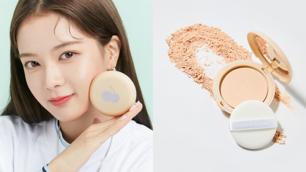 KIRSH BLENDING輕透無瑕蜜粉餅，NT590。