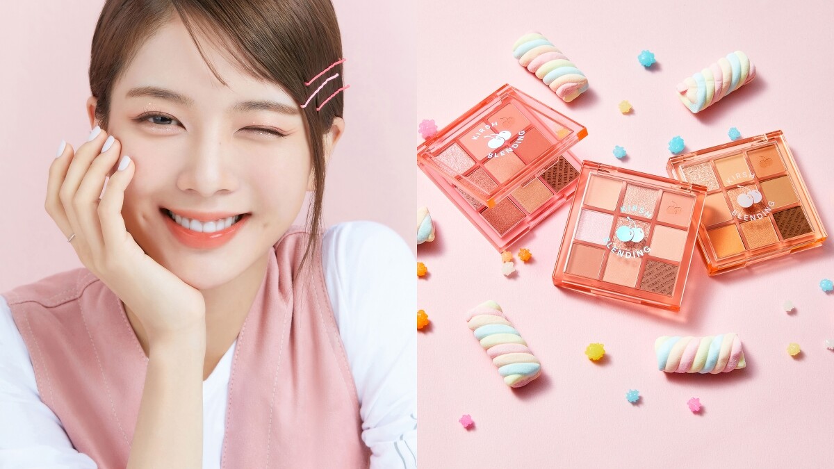 KIRSH BLENDING甜美夢境櫻桃九色眼影盤(共3款)，NT1,150。