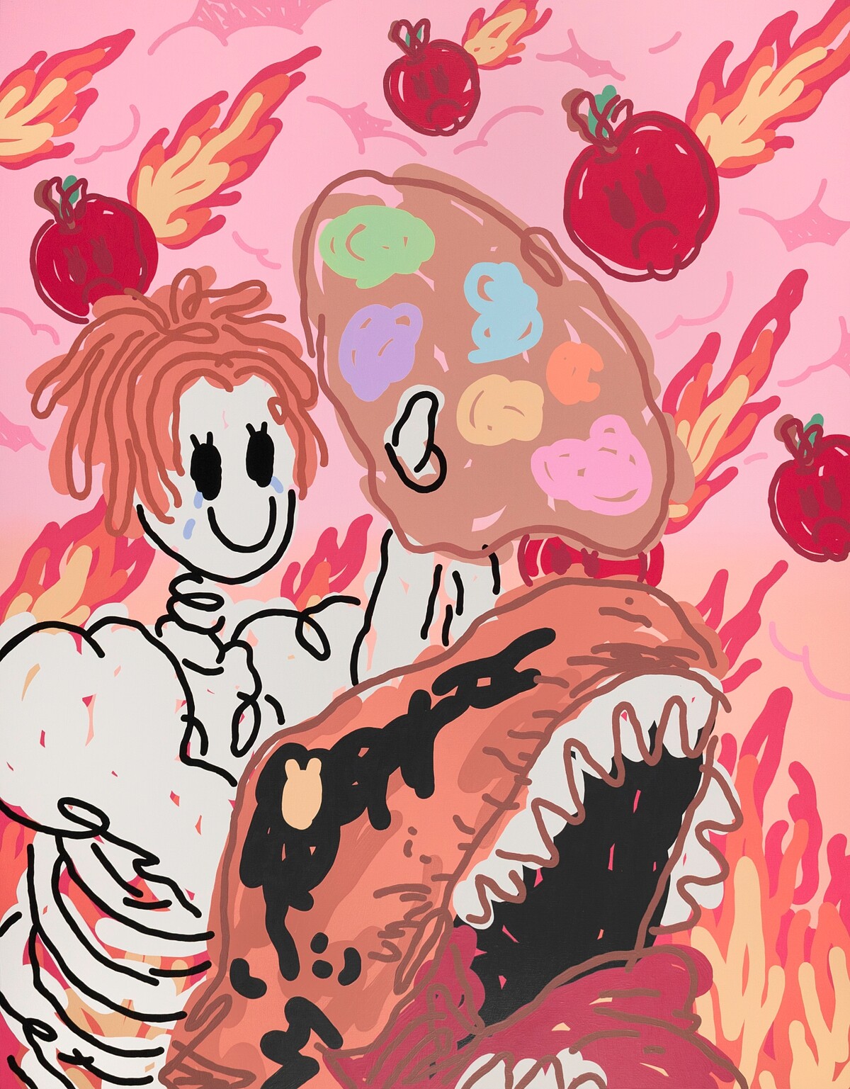 朱晨維畫作《Strange Rain》