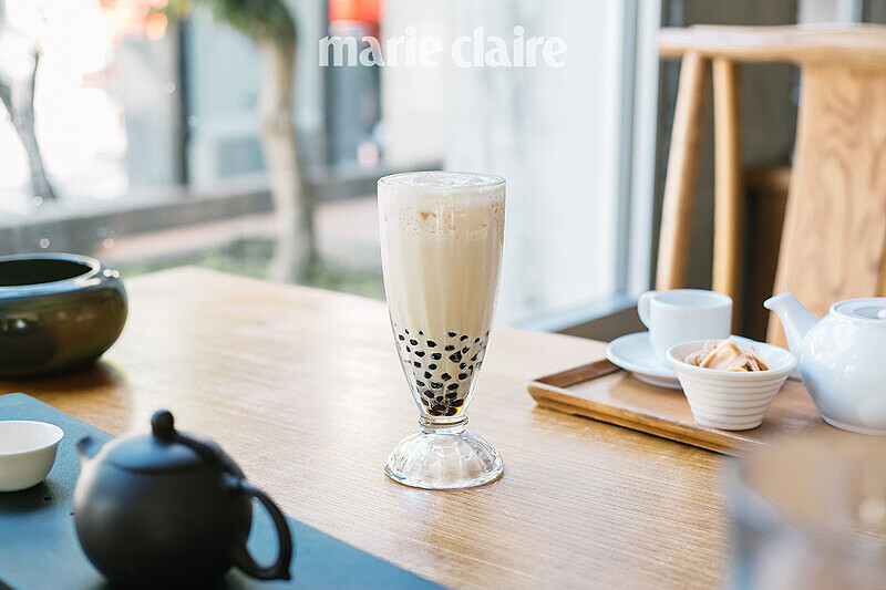 招牌茶飲&mdash;珍珠奶茶。