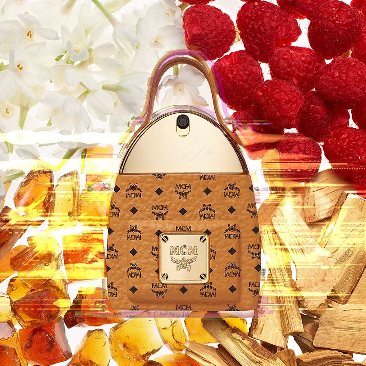 MCM 經典背包淡香精香調。