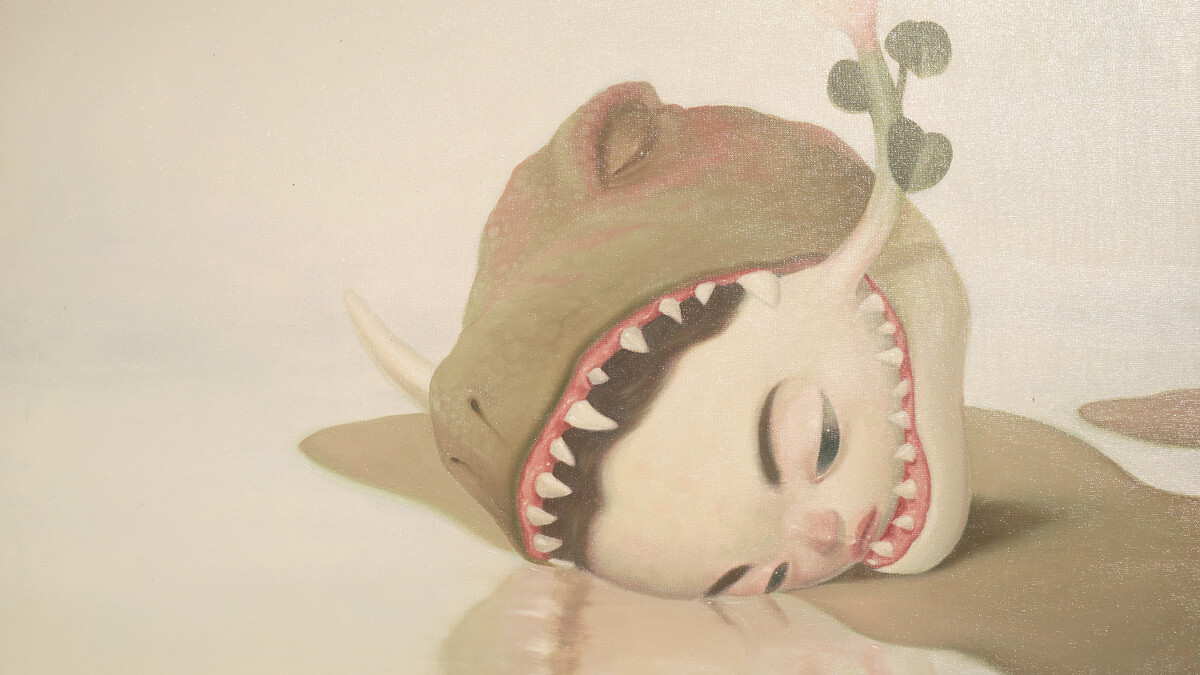 I'll Eat You Up, Roby Dwi Antono, Oil on Canvas, 2022.