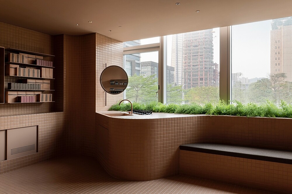 Aesop台北信義誠品店店舖照。