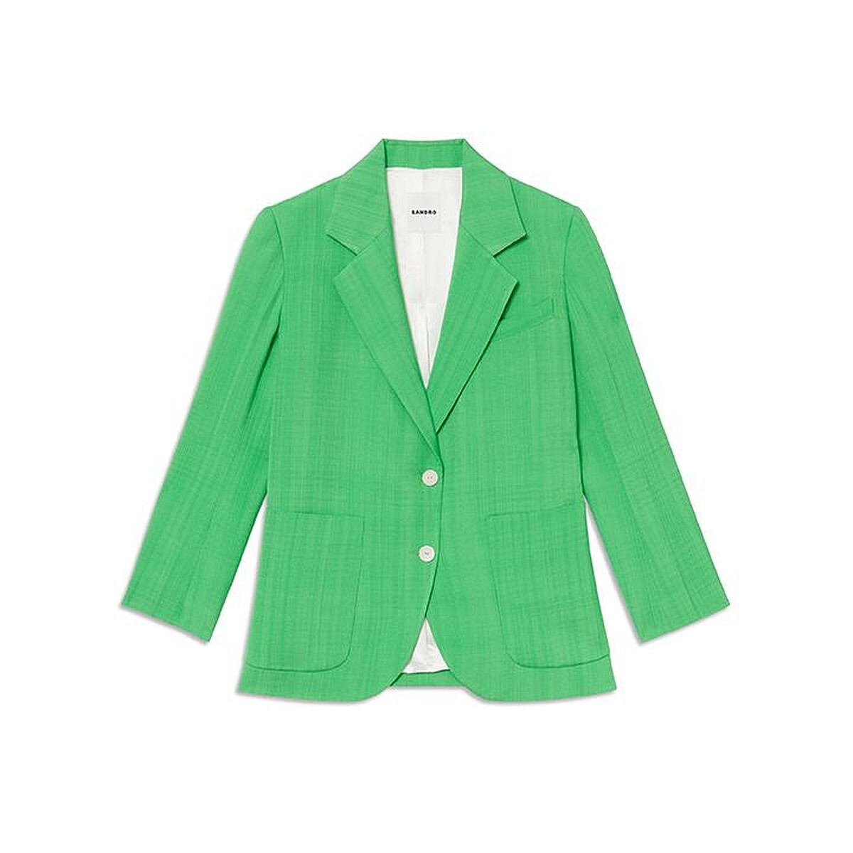 Sandro 綠色西裝外套，NT16,930。