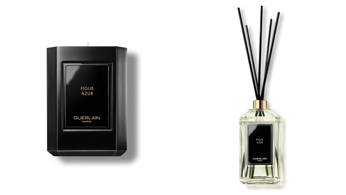 嬌蘭居家藝術系列FIGUE AZUR蔚藍地中海香氛蠟燭200g,NT4,100、室內擴香200ml,NT4,530。