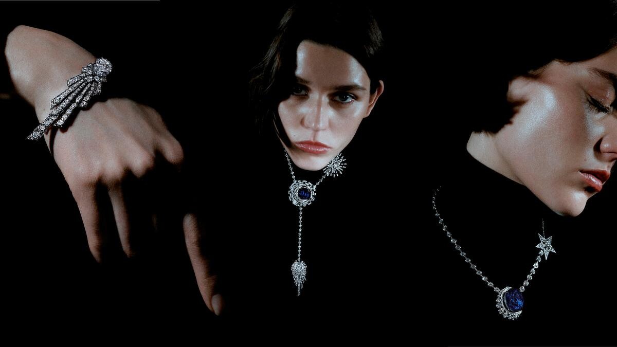 Chanel全新《1932》頂級珠寶系列亮點作品「Allure C&eacute;leste」項鍊共16種配戴方式