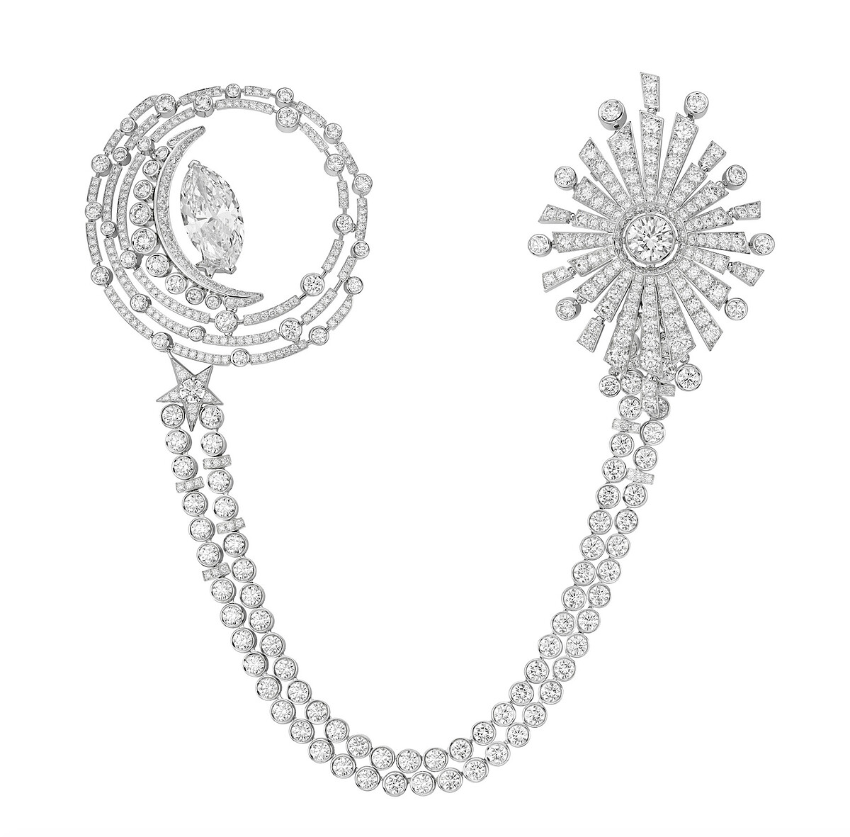 Lune Etincelante 胸針