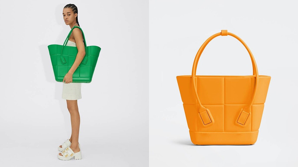 BV全新登場的Arco Rubber托特包難道會隱形，一不注意就可能消失不見