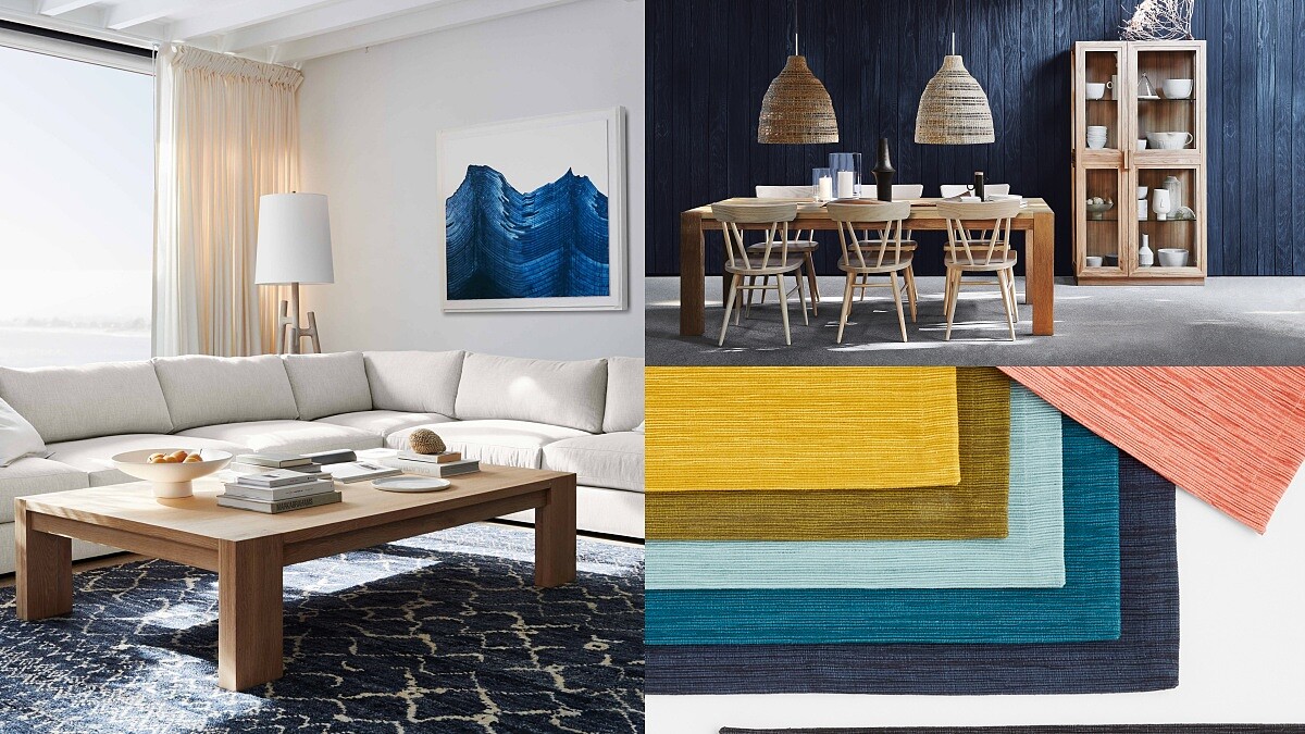 把蔚藍海岸搬進家中！Crate and Barrel打造「渡假宅」，手工編織、北歐風重溫旅行溫度
