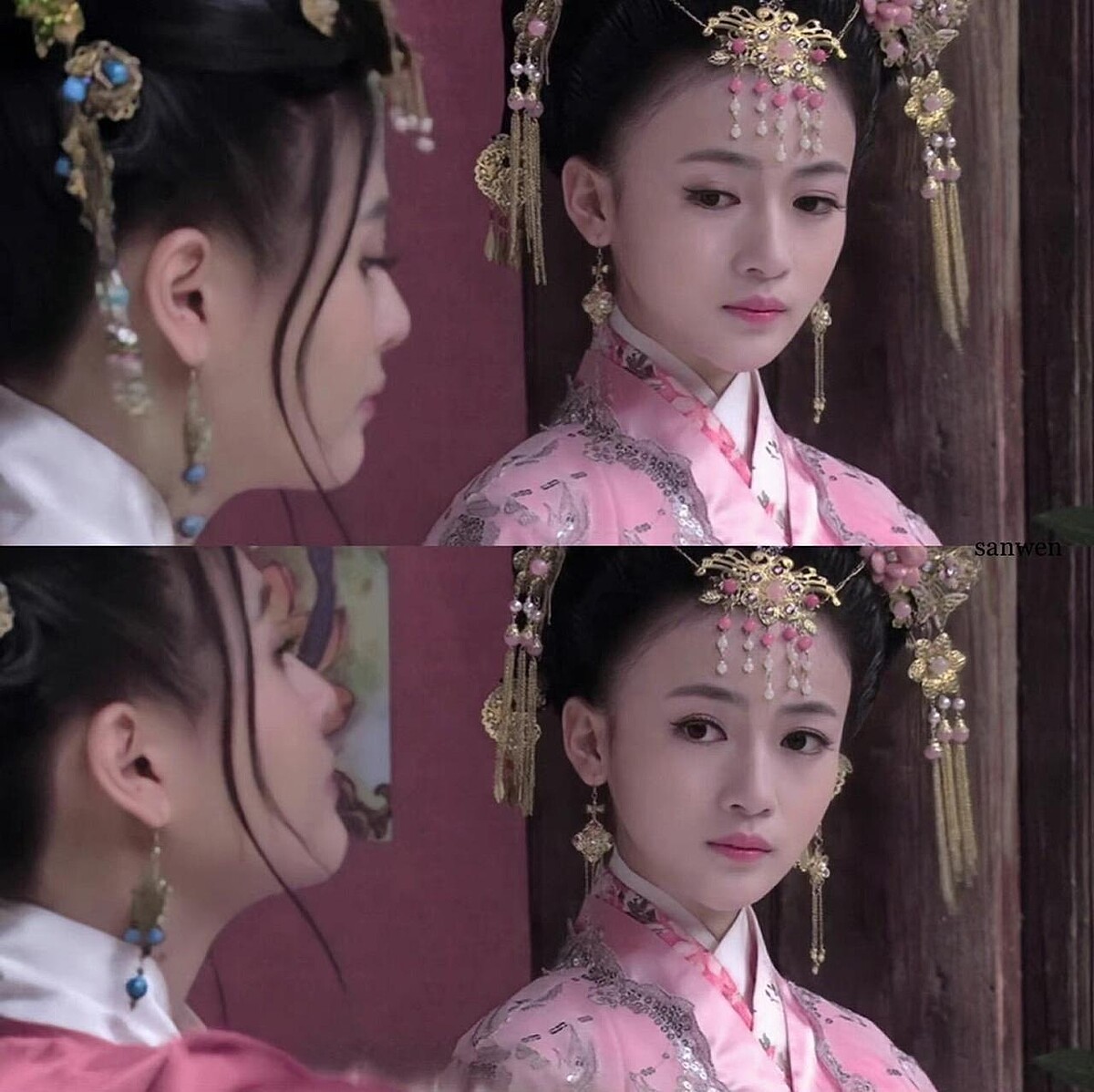 《屏風美人》吳謹言