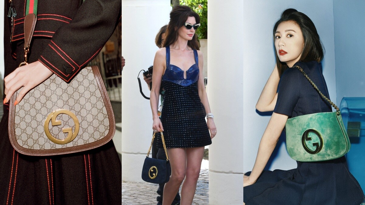 Gucci新IT Bag誕生！Blondie包安海瑟薇搶先拎、GG Logo又大又搶眼