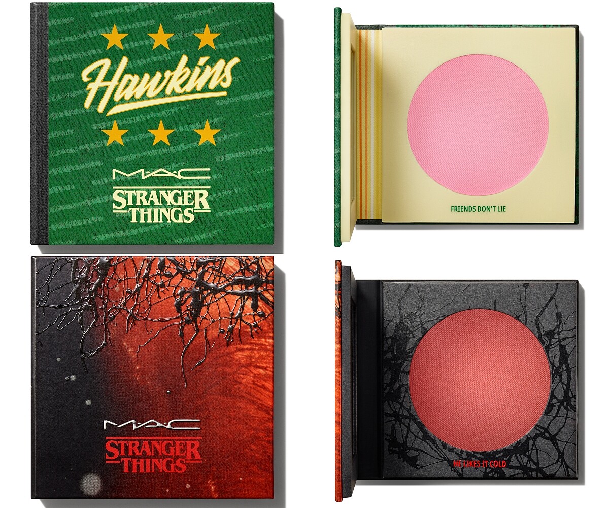 M.A.C X STRANGER THINGS怪奇物語聯名時尚腮紅(共2色)，NT1,070。