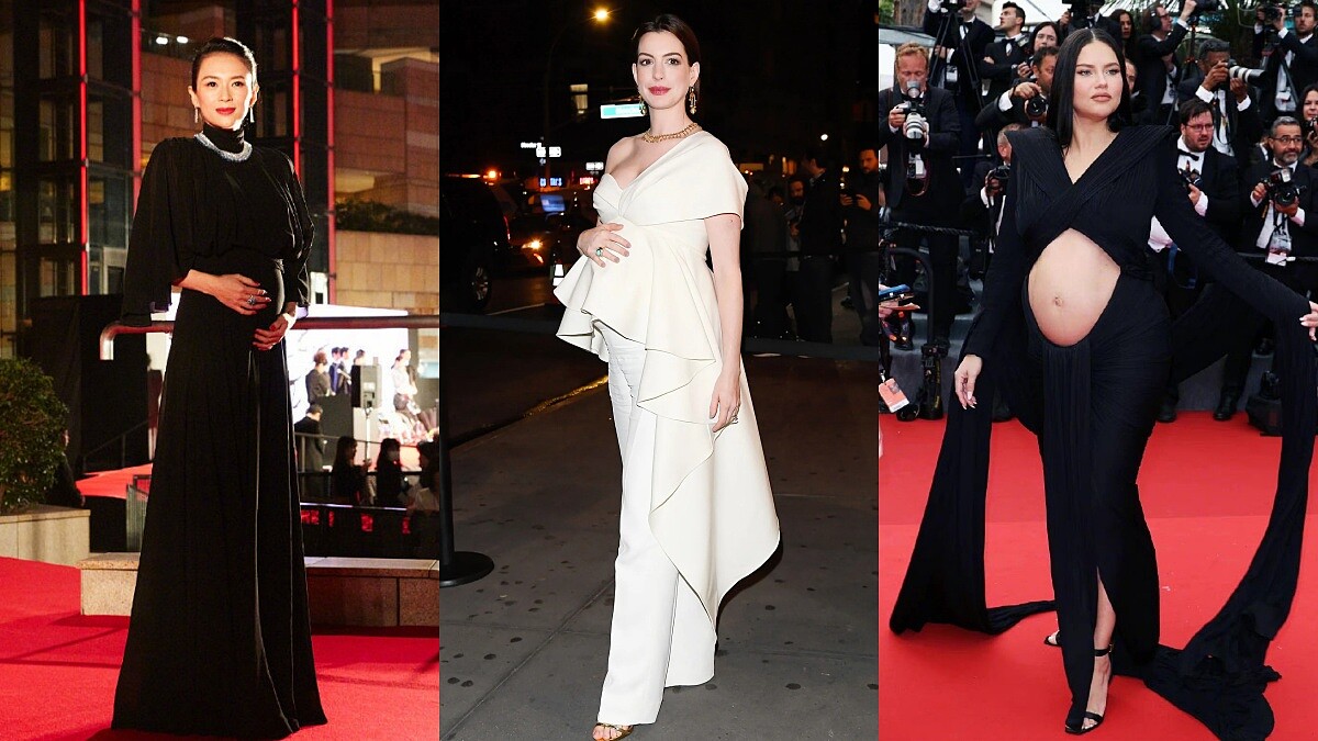 驚艷紅毯的孕婦不只Adriana Lima，安海瑟薇、小珍妮佛…6位孕婦禮服盤點