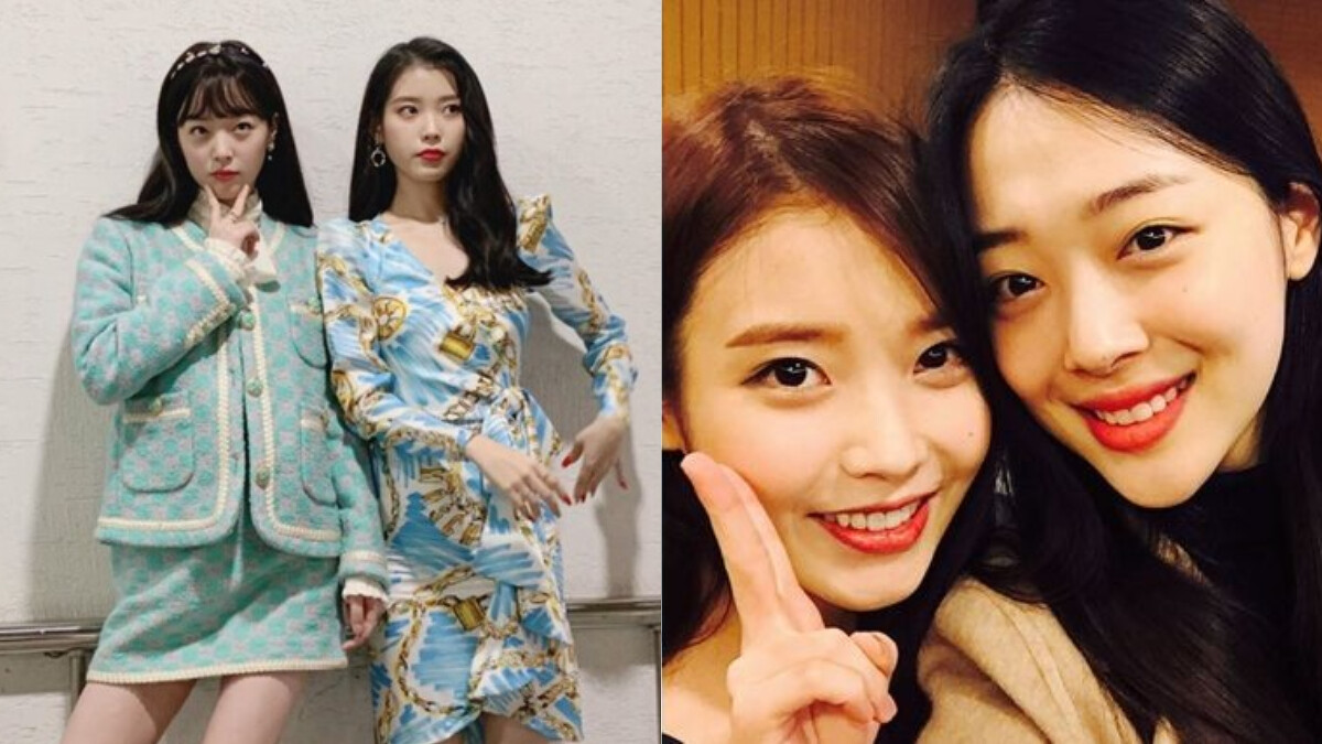 IU與雪莉情同姐妹