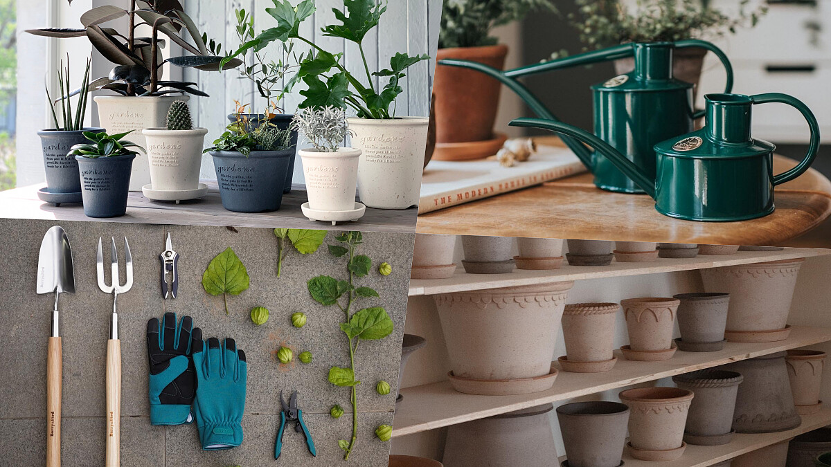 質感園藝道具推薦！用造型盆器、專業工具打造療癒身心的居家花園