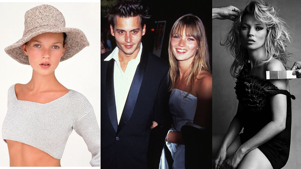 醜小鴨變天鵝、出庭挺前男友、勇敢戒毒，強尼戴普最愛的凱特摩絲教會全世界女人的事！