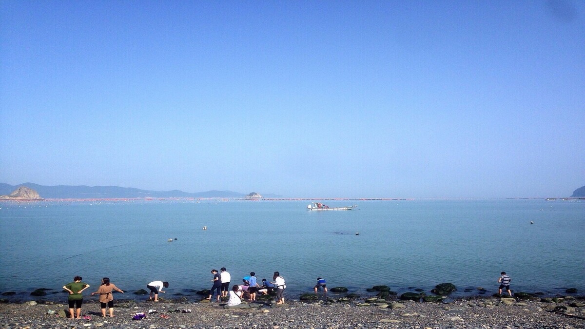 禮松里海水浴場。