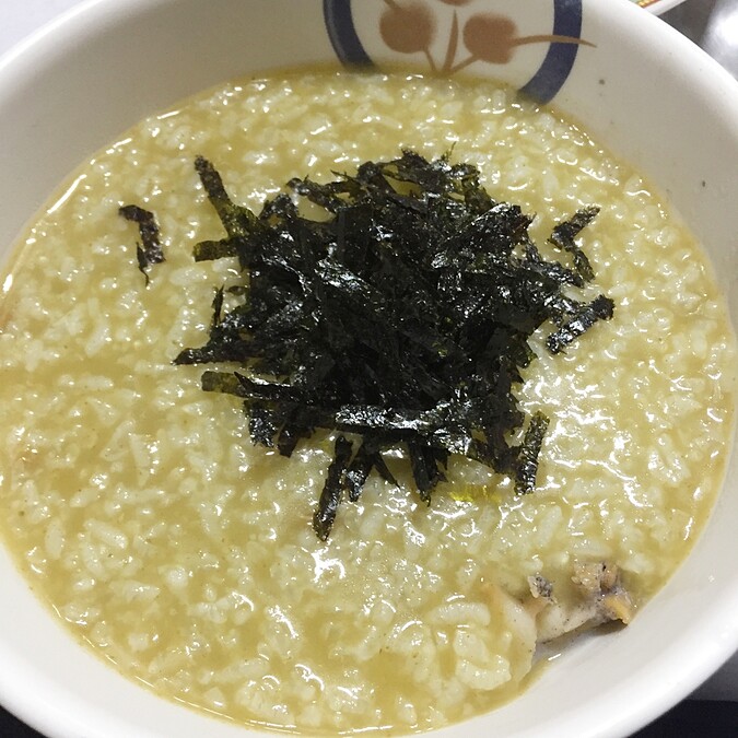 鮑魚粥。