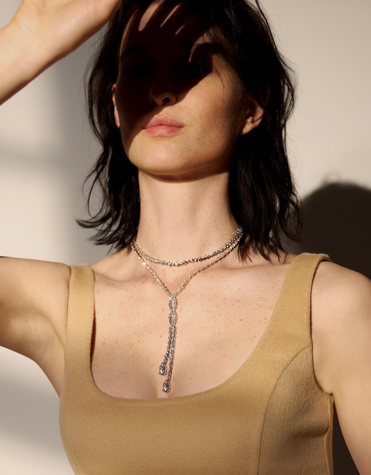 Lorelei Floral Convertible白K金鑽石項鍊