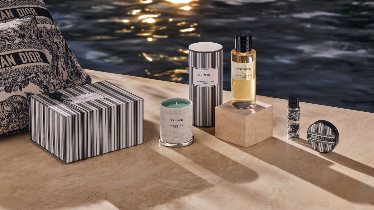 迪奧香氛世家海洋度假限量版情境圖。