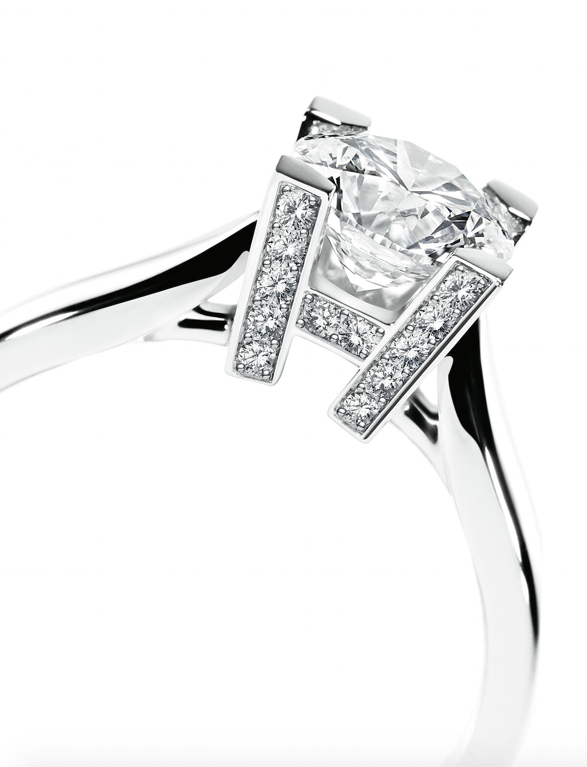 海瑞溫斯頓鑽戒盤點01_HW Logo系列