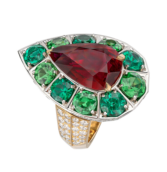 為了巴黎芳登廣場 18 號珠寶暨腕錶旗艦店重新開幕,品牌特別推出《Les Bijoux de Mademoiselle》頂級珠寶限定系列第二章