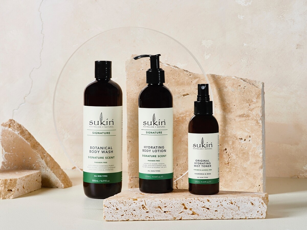 Sukin洗沐產品採用環保配方,以植物的力量溫柔守護肌膚和海洋。