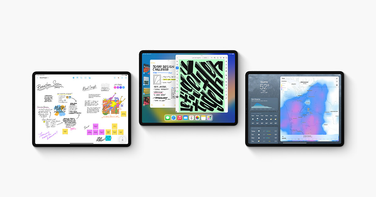 蘋果iPadOS 16更新