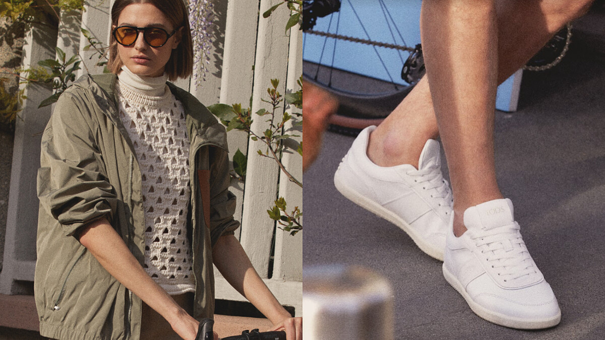 Tod’s 攜手單車品牌 Colnago 打造聯名系列，夏日必備小白鞋、限量碳纖維單車…呈現純正義大利風格