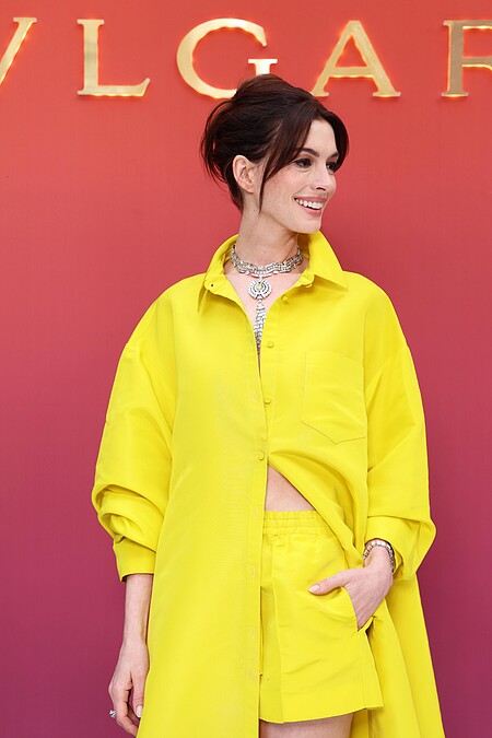 寶格麗品牌代言人Anne Hathaway出席Eden The Garden of Wonders 頂級珠寶系列發表會