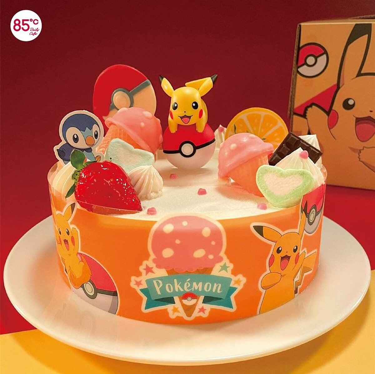 85度C皮卡丘蛋糕