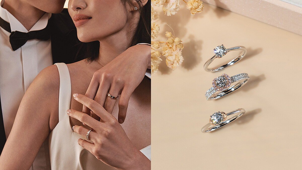 點睛品旗下PROMESSA專屬訂製珠寶登新人婚戒寵兒 夢幻婚戒原地實現