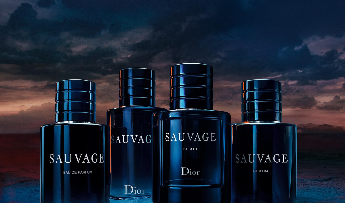 左至右:迪奧曠野之心香氛、迪奧曠野之心淡香水、迪奧曠野之心淬鍊香精、迪奧曠野之心香精