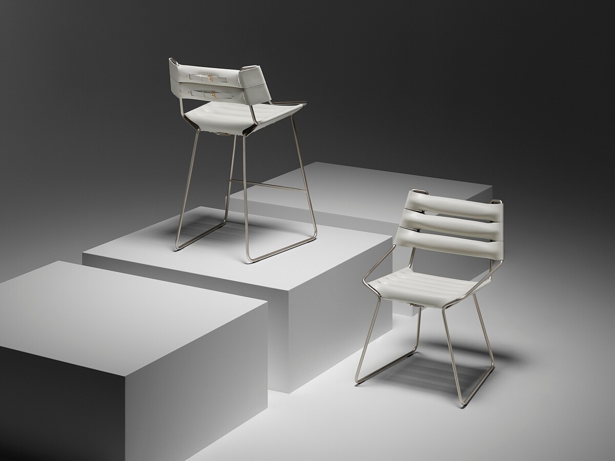 瑞士 Atelier Oï 設計工作室以經典 Belt Chair 系列為靈感。