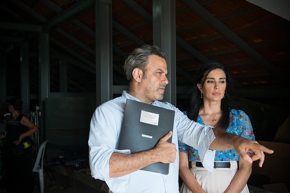 《黎巴嫩的天空》導演奧亞力穆恩奈斯跟娜迪拉巴琪