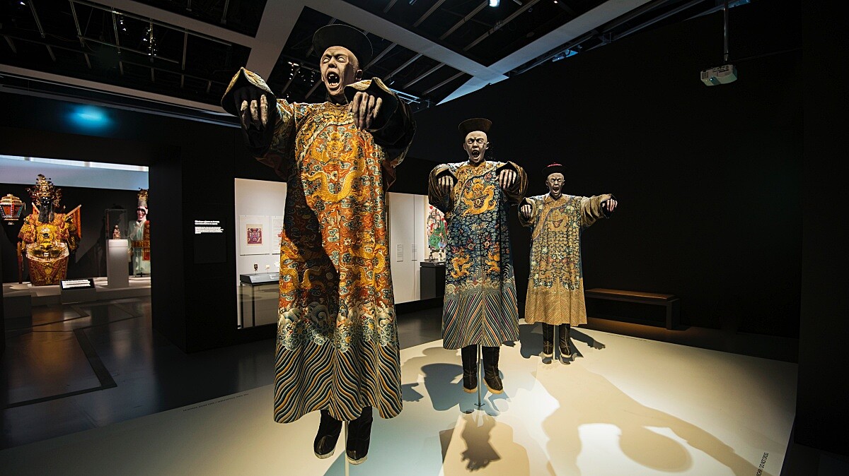 台南市美術館(南美館)「亞洲的地獄與幽魂」巡迴展-殭屍模型