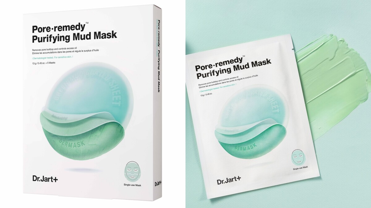 Dr.Jart+毛孔柔焦淨化泥面膜(片狀敷式)一盒五片，NT800