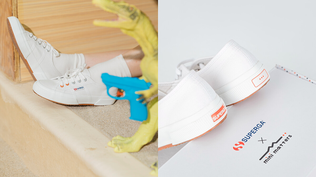 Superga攜手台灣品牌Mini Matters打造今夏最萌小白鞋！限定販售櫃點公開