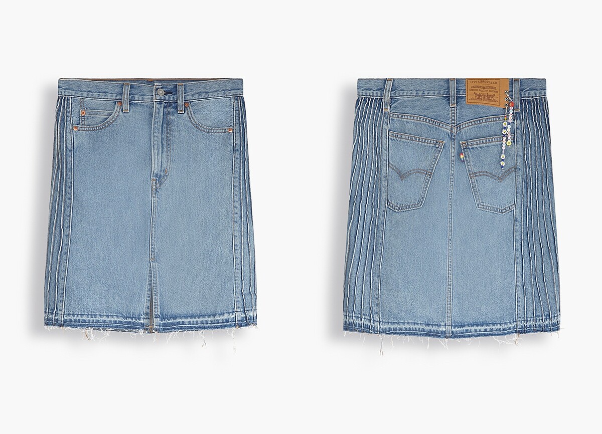 新式蘇格蘭風格丹寧裙，NT$2,990