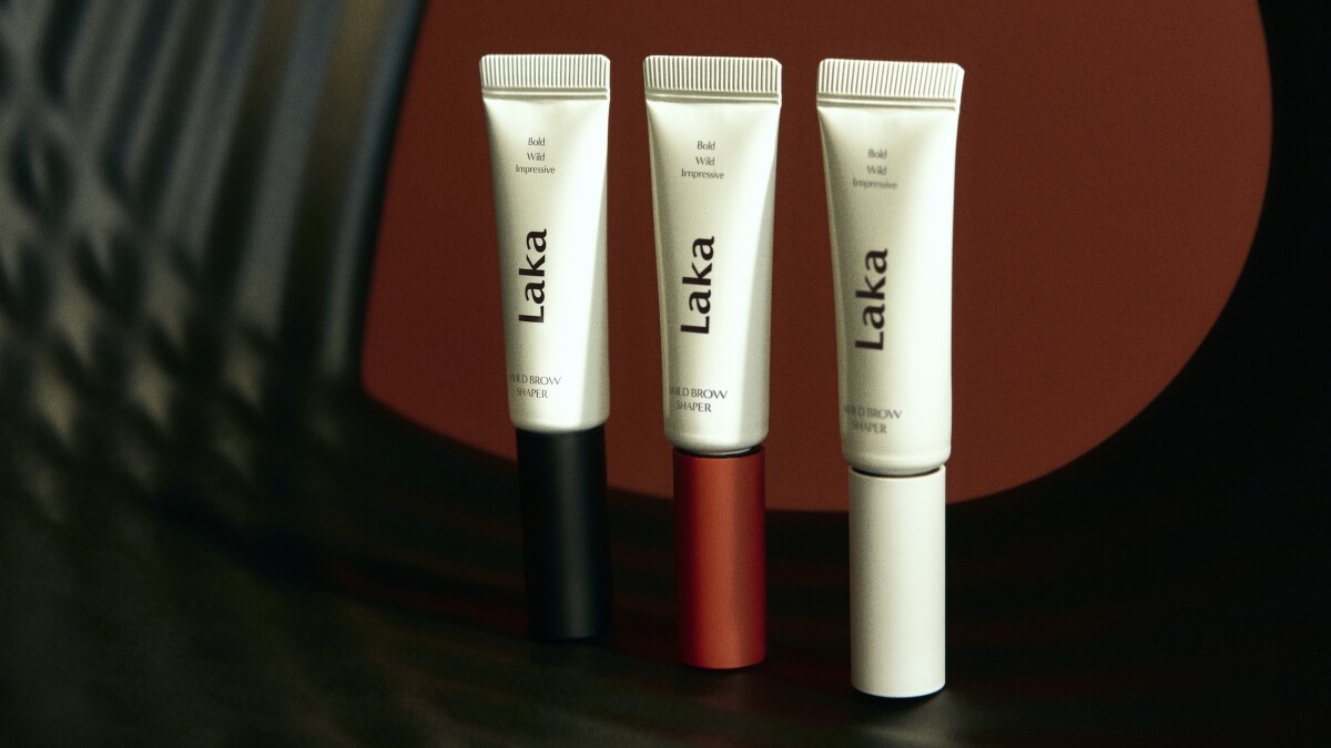 LAKA雕塑野生眉膠系列。