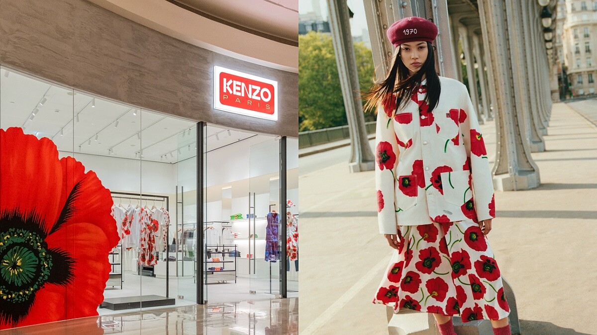 Kenzo台北101很難不多看一眼！嫣紅罌粟花超吸睛、萌趣獨家商品超犯規