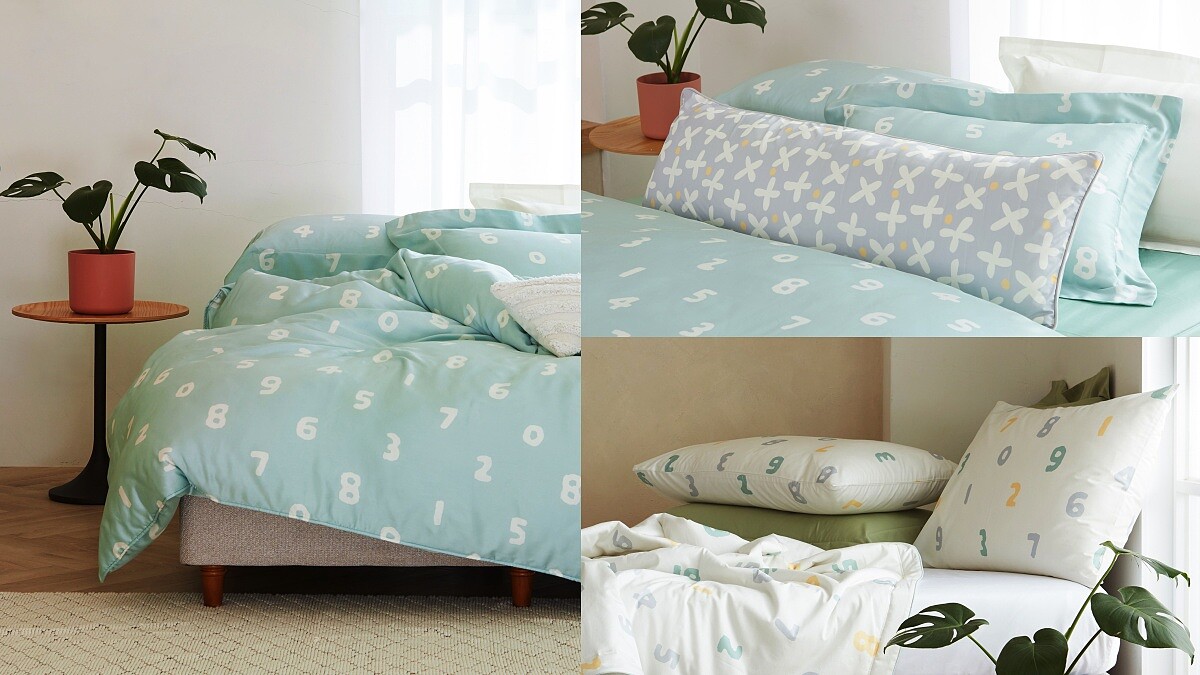 SOU‧SOU印花陪你入夢鄉！HOLA首度聯名推天絲被套，更為夏季端出涼感單品