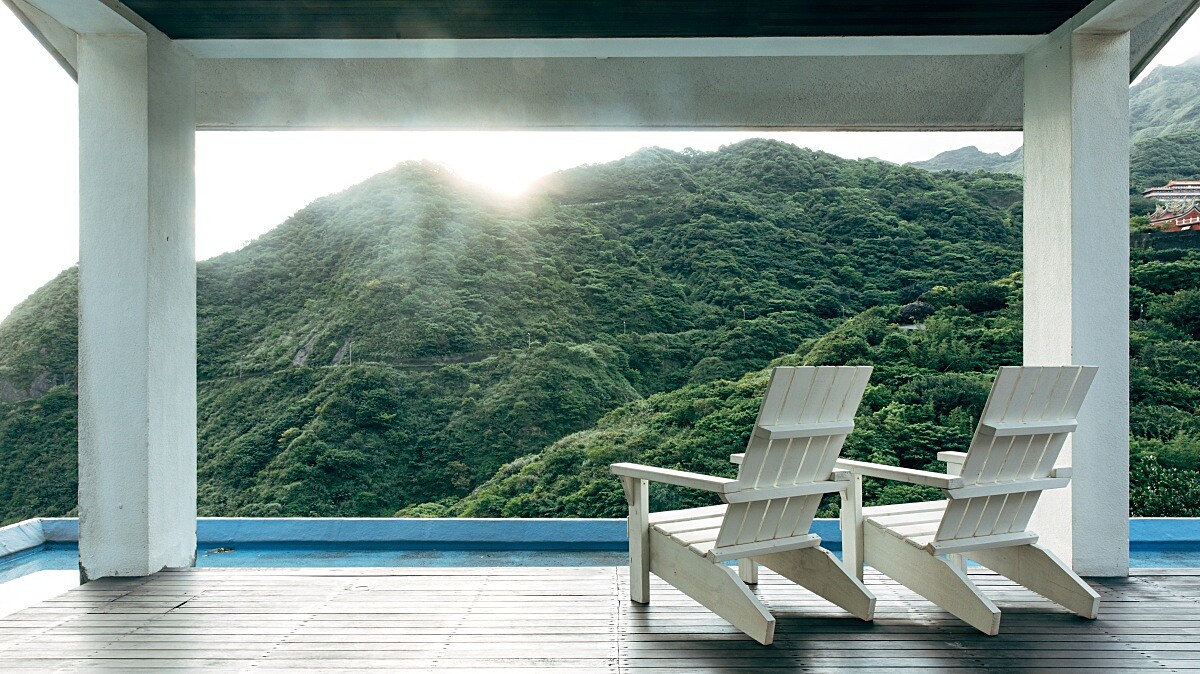 4樓露台能享受靜謐山林景色