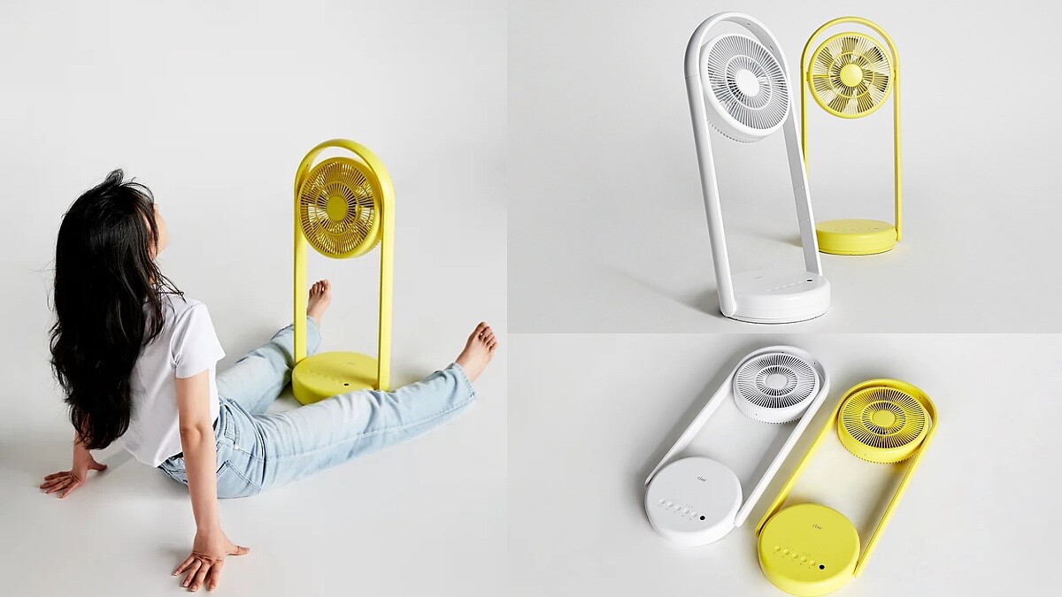 韓國Clair折疊無線電風扇4大亮點公開！一秒收納、多角度旋轉超實用