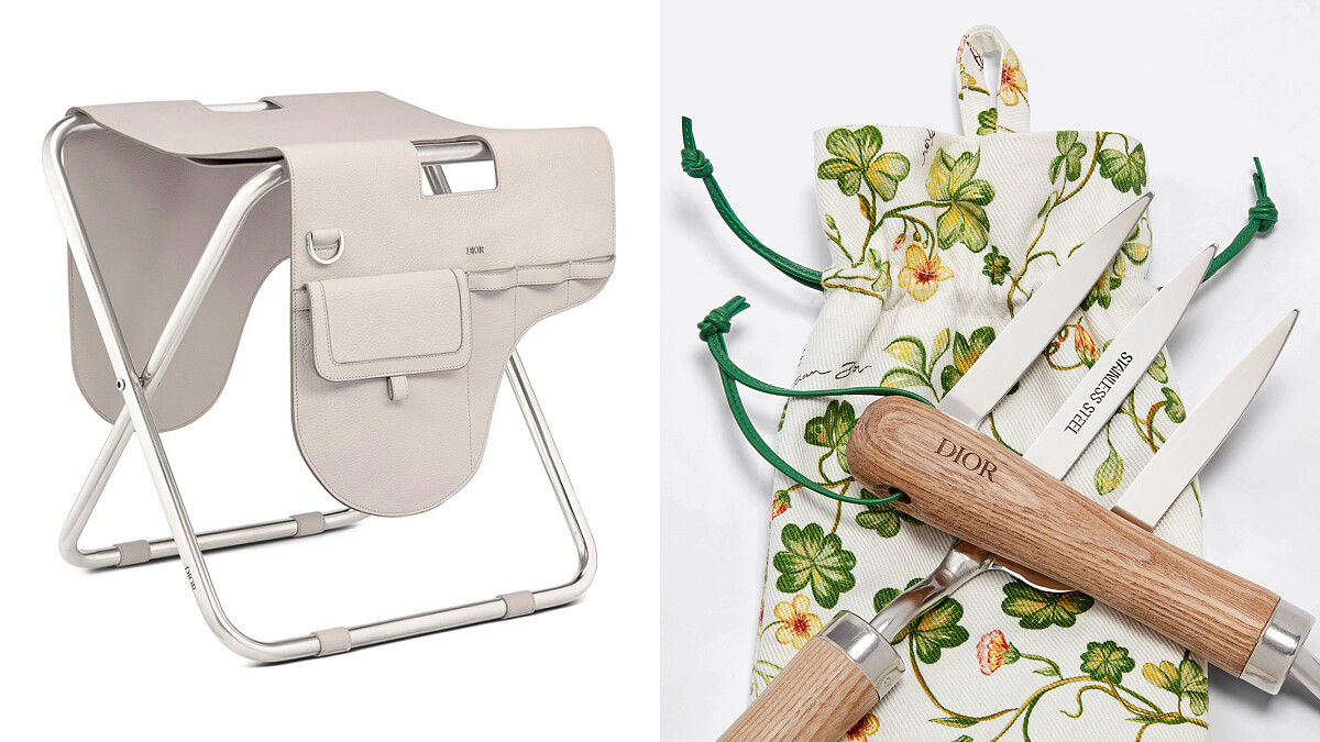 Dior超奢華園藝工具！取經馬鞍包線條+極簡黑白配色，最美綠手指小幫手