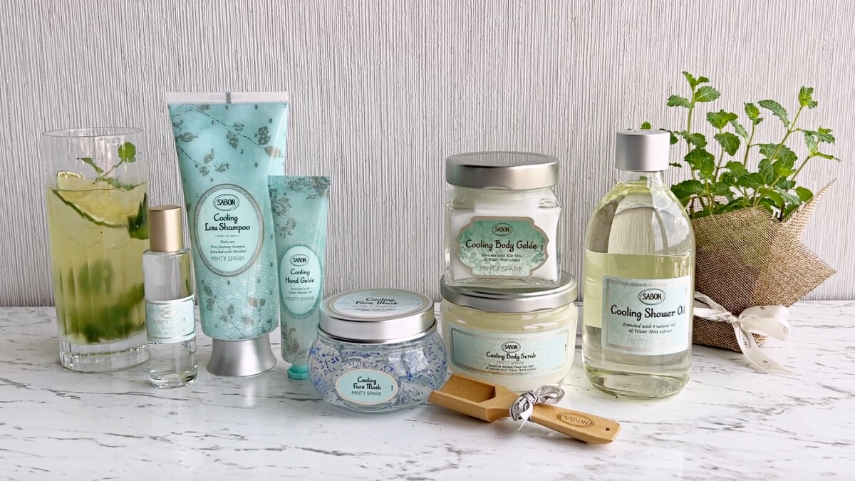 SABON沁檸莫西多系列。