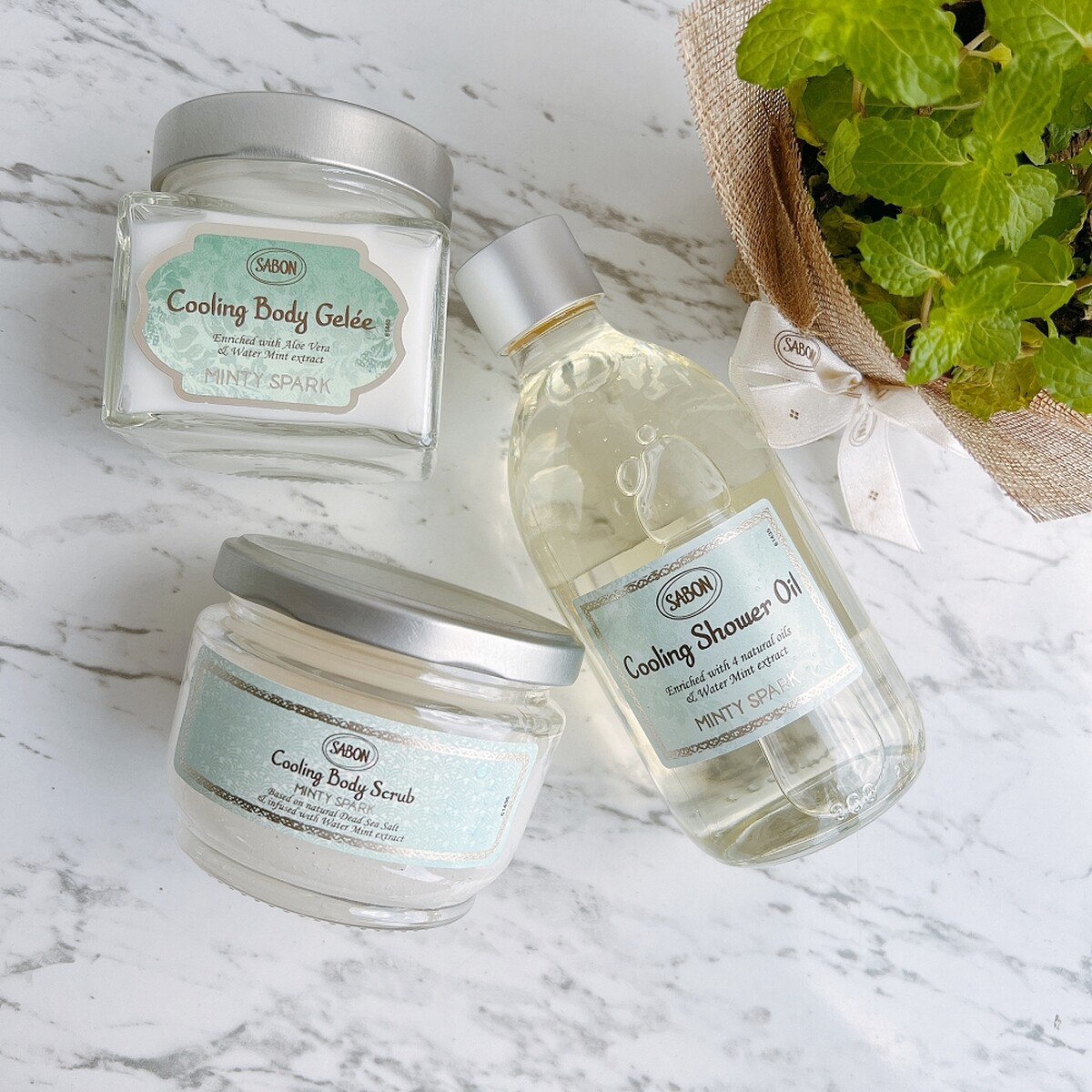 SABON沁檸莫西多系列。