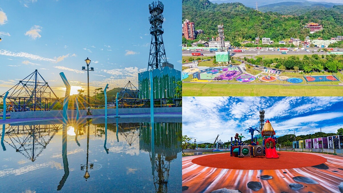 新北汐止「星際遊戲場」開放玩水！八大行星主題如置身宇宙，親子、銀髮族都適合