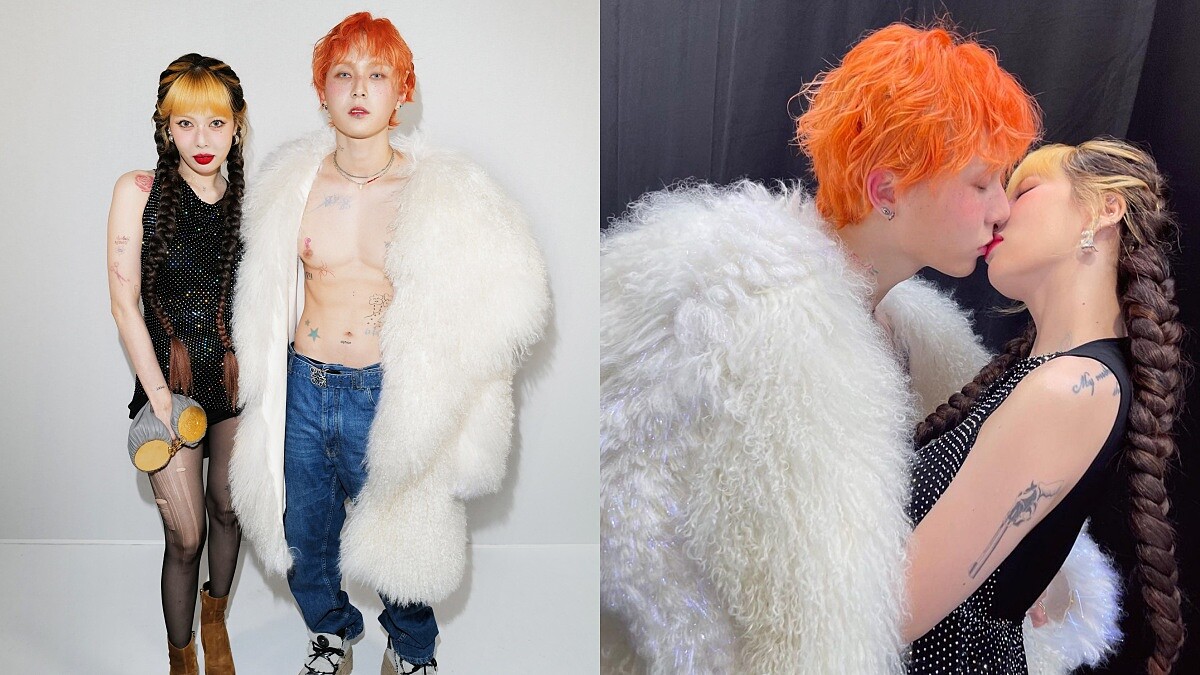 泫雅、Dawn從首爾一路放閃到巴黎！雙金夫婦機場穿搭有亮點